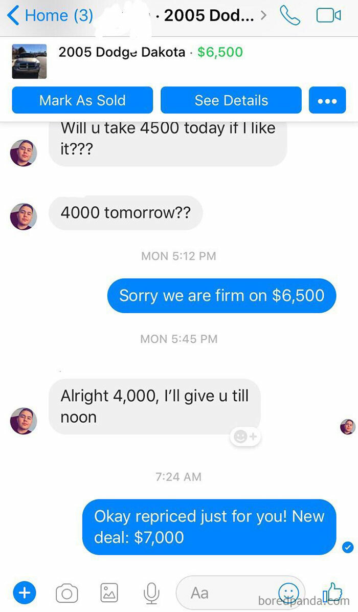 Sometimes You Gotta Cut Them A Deal