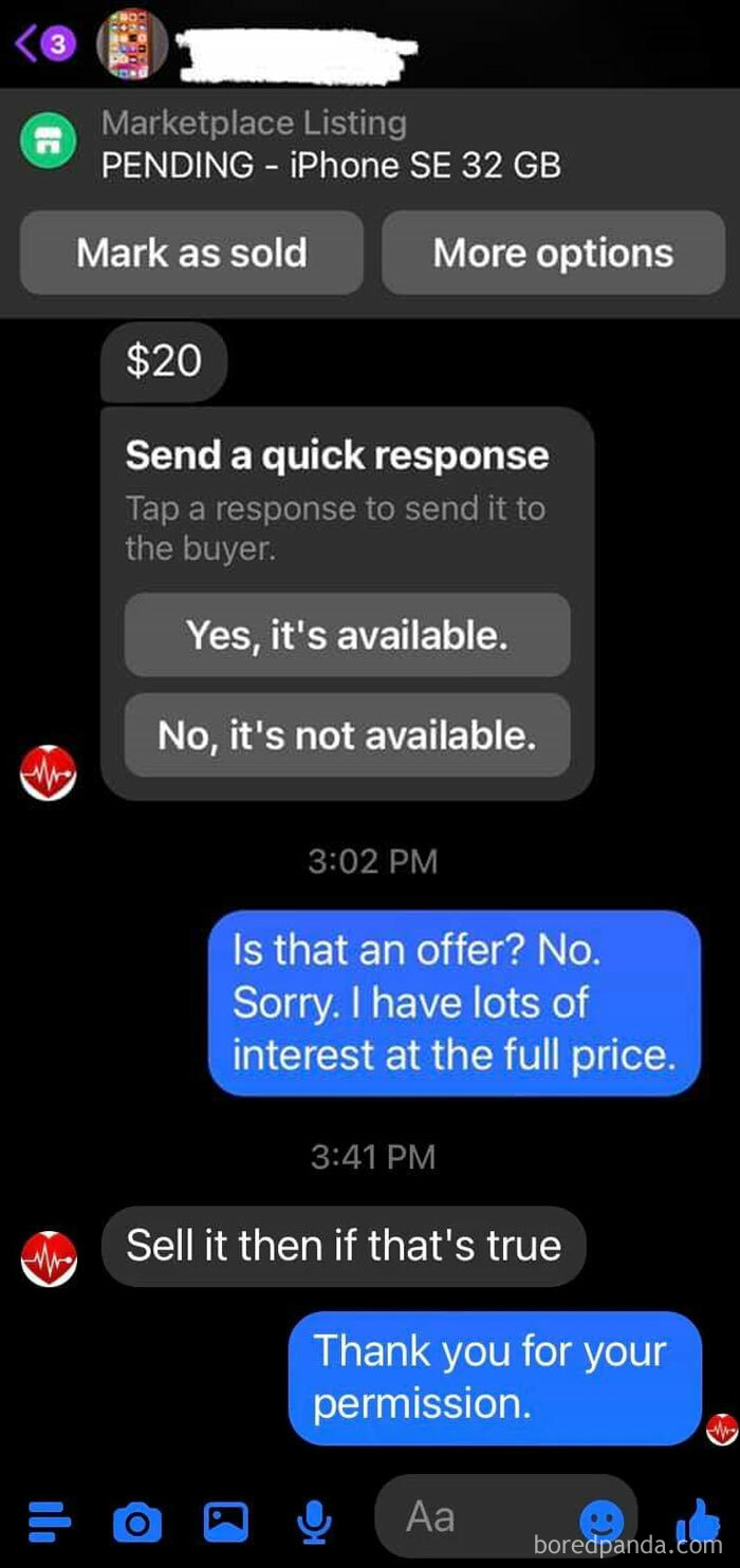 Facebook Marketplace Is Fun Sometimes