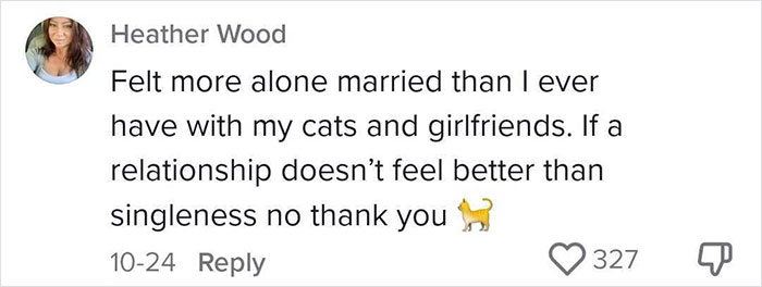 Guy Points Out The Dumb Logic Of Men Saying Women's Standards Are "Too High" And That's Why They'll End Up As "Cat Ladies"