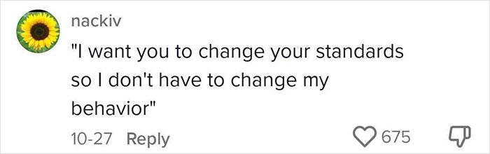 Guy Points Out The Dumb Logic Of Men Saying Women's Standards Are "Too High" And That's Why They'll End Up As "Cat Ladies"