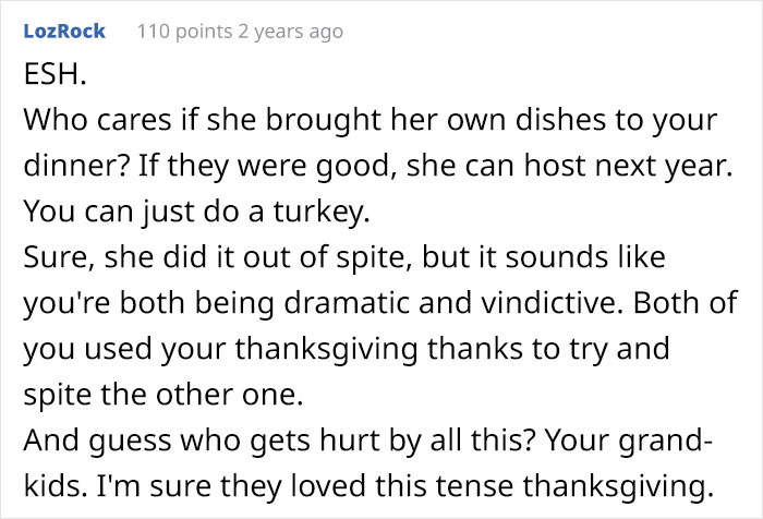 Mom &ldquo;Publicly Embarrasses&rdquo; Rude Vegan Daughter-In-Law At Thanksgiving