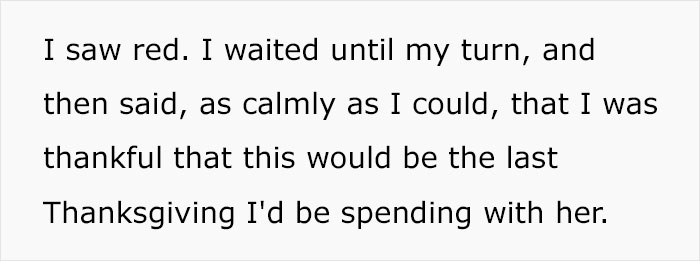 Mom &ldquo;Publicly Embarrasses&rdquo; Rude Vegan Daughter-In-Law At Thanksgiving