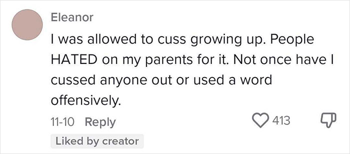 Mom Teaches Her 7 Y.O. The Context Of Swear Words And Allows Her To Use Them At Home