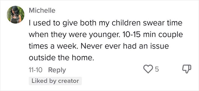 Mom Teaches Her 7 Y.O. The Context Of Swear Words And Allows Her To Use Them At Home