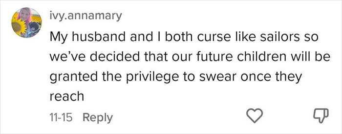 Mom Teaches Her 7 Y.O. The Context Of Swear Words And Allows Her To Use Them At Home