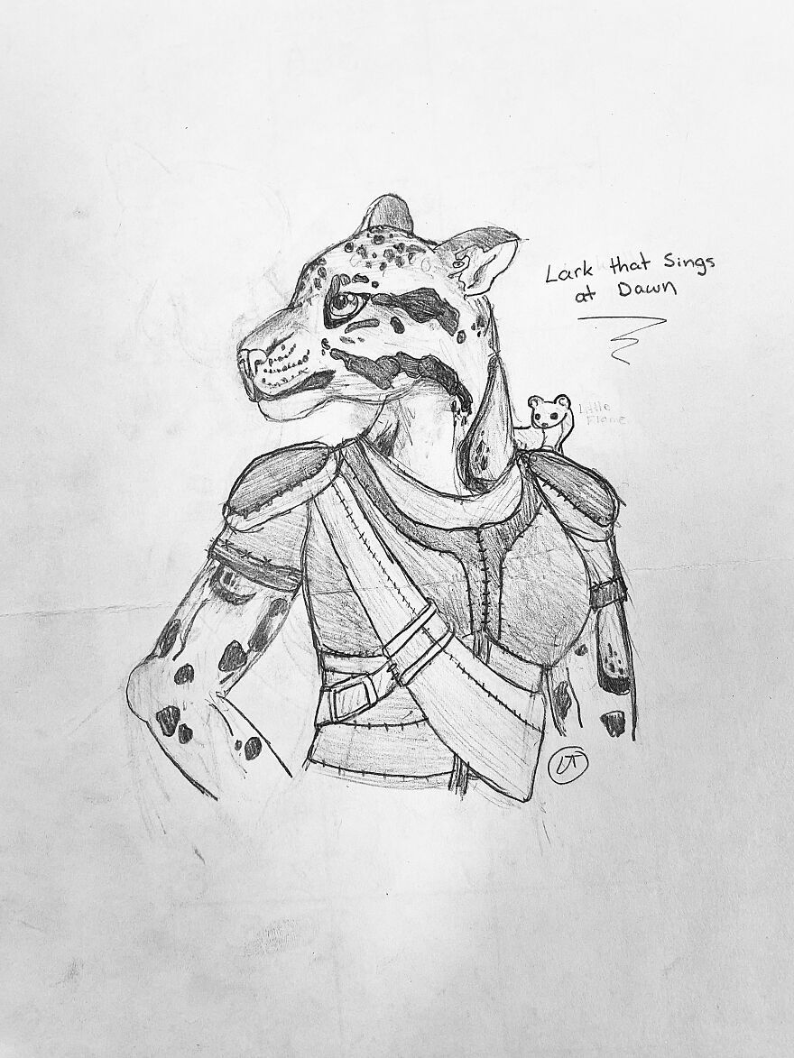 Hey nerdy Pandas, show me a picture of your favorite/most recent D&D character!