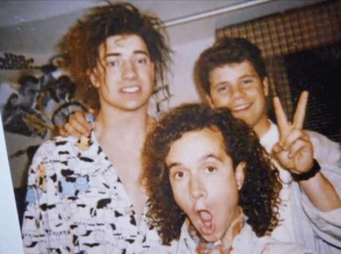 Brendan Fraser, Pauly Shore, And Sean Astin During The Making Of 'Encino Man' (1992)