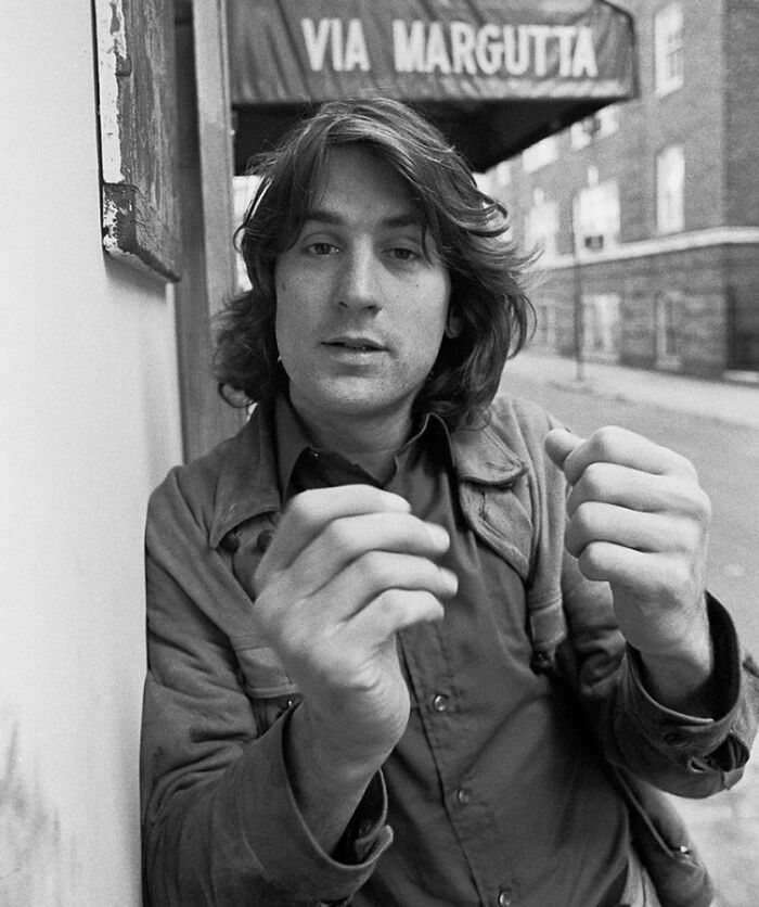 Robert De Niro On The Set Of Mean Streets (1973)