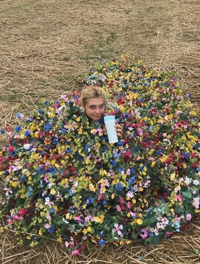 Florence Pugh On The Set Of Midsommar (2019)