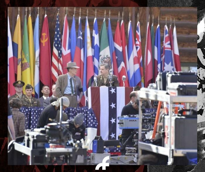 Cillian Murphy And Matt Damon On The Set Of Oppenheimer