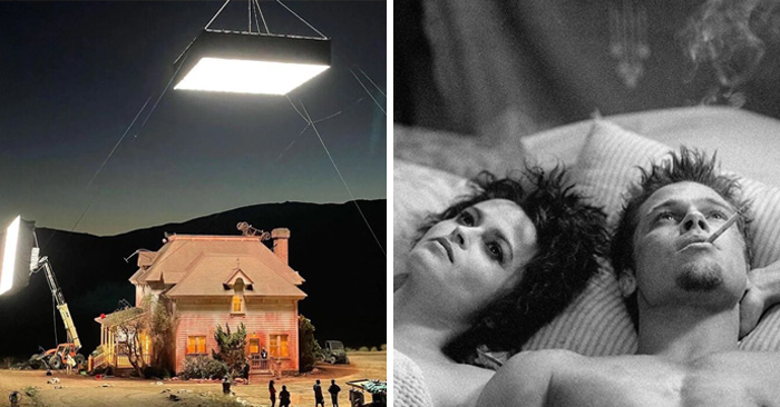 40 Increíbles imágenes entre bastidores que aportan otro ángulo sobre celebridades y películas