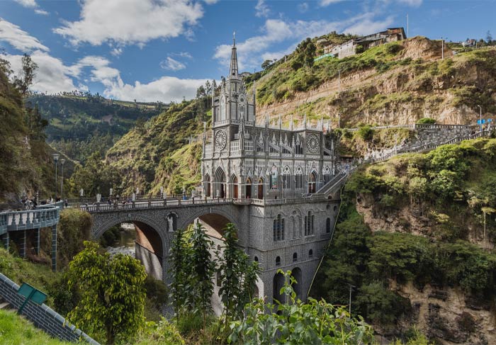 Picture of Las Lajas sanctuary with nature