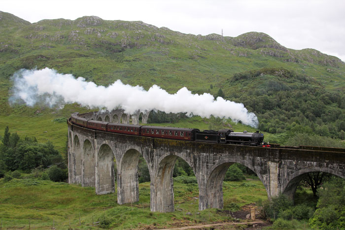 Picture of Glenfinnan Viaduct with train