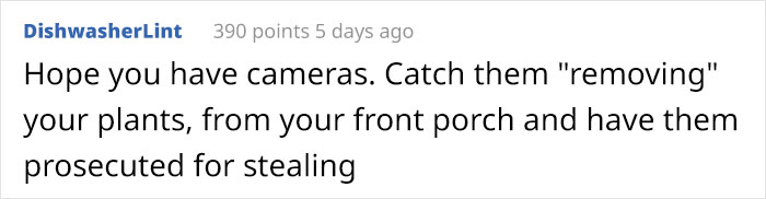 Delusional Neighbor Writes An Anonymous Letter To This Person Demanding They Get Rid Of Fake Plants On Their Porch Before They Take Legal Action