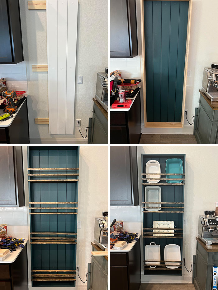 I Made The Wife A Wall-Mounted Dish Rack