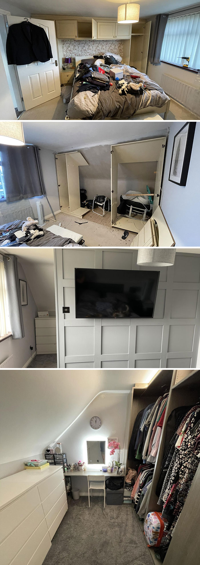 I Built My Wife A Walk-In Wardrobe In 2 Weeks