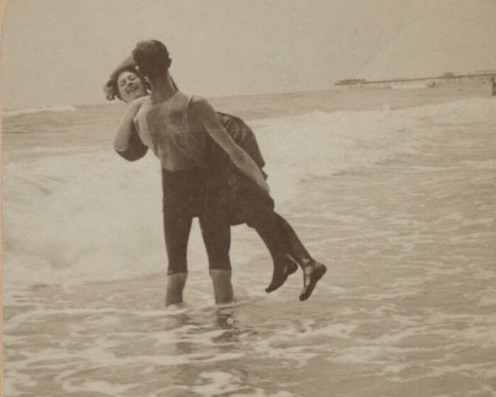 Atlantic City Beach, 1890s