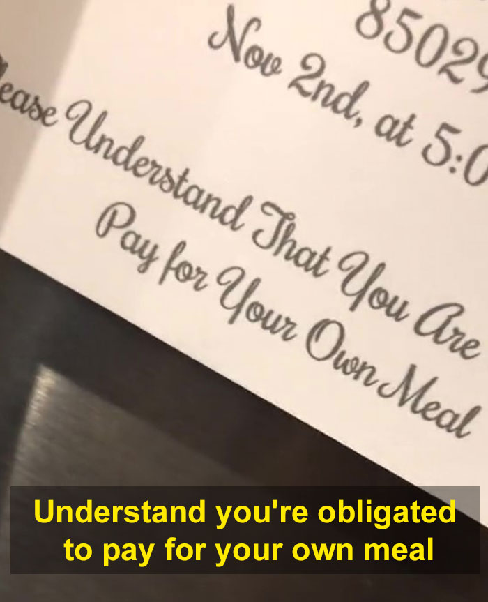 Woman Is Invited To A Wedding And The Invitation Specifies That She Will Have To Pay For Food Herself And Bring Money As A Gift Woman Is Invited To A Wedding And The Invitation Specifies That She Will Have To Pay For Food Herself And Bring Money As A Gift