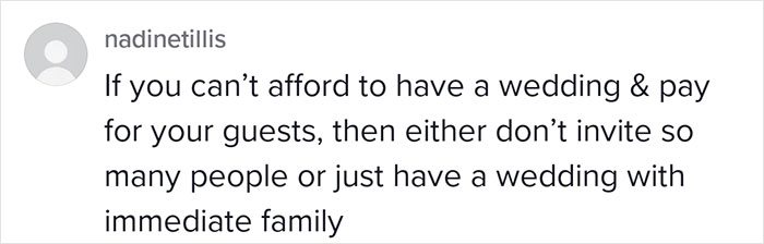 Woman Is Invited To A Wedding And The Invitation Specifies That She Will Have To Pay For Food Herself And Bring Money As A Gift Woman Is Invited To A Wedding And The Invitation Specifies That She Will Have To Pay For Food Herself And Bring Money As A Gift