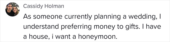 Woman Is Invited To A Wedding And The Invitation Specifies That She Will Have To Pay For Food Herself And Bring Money As A Gift Woman Is Invited To A Wedding And The Invitation Specifies That She Will Have To Pay For Food Herself And Bring Money As A Gift