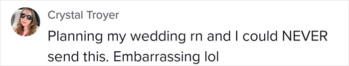 Woman Is Invited To A Wedding And The Invitation Specifies That She Will Have To Pay For Food Herself And Bring Money As A Gift Woman Is Invited To A Wedding And The Invitation Specifies That She Will Have To Pay For Food Herself And Bring Money As A Gift