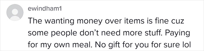 Woman Is Invited To A Wedding And The Invitation Specifies That She Will Have To Pay For Food Herself And Bring Money As A Gift Woman Is Invited To A Wedding And The Invitation Specifies That She Will Have To Pay For Food Herself And Bring Money As A Gift