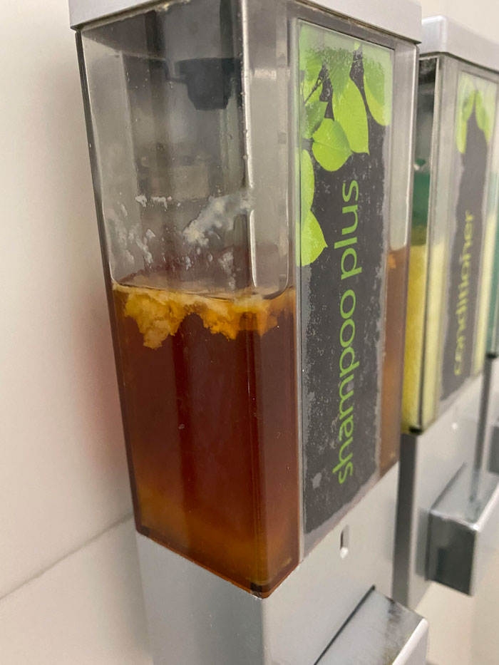 The Complimentary ‘Shampoo’ In The Motel I’m Staying In Overnight