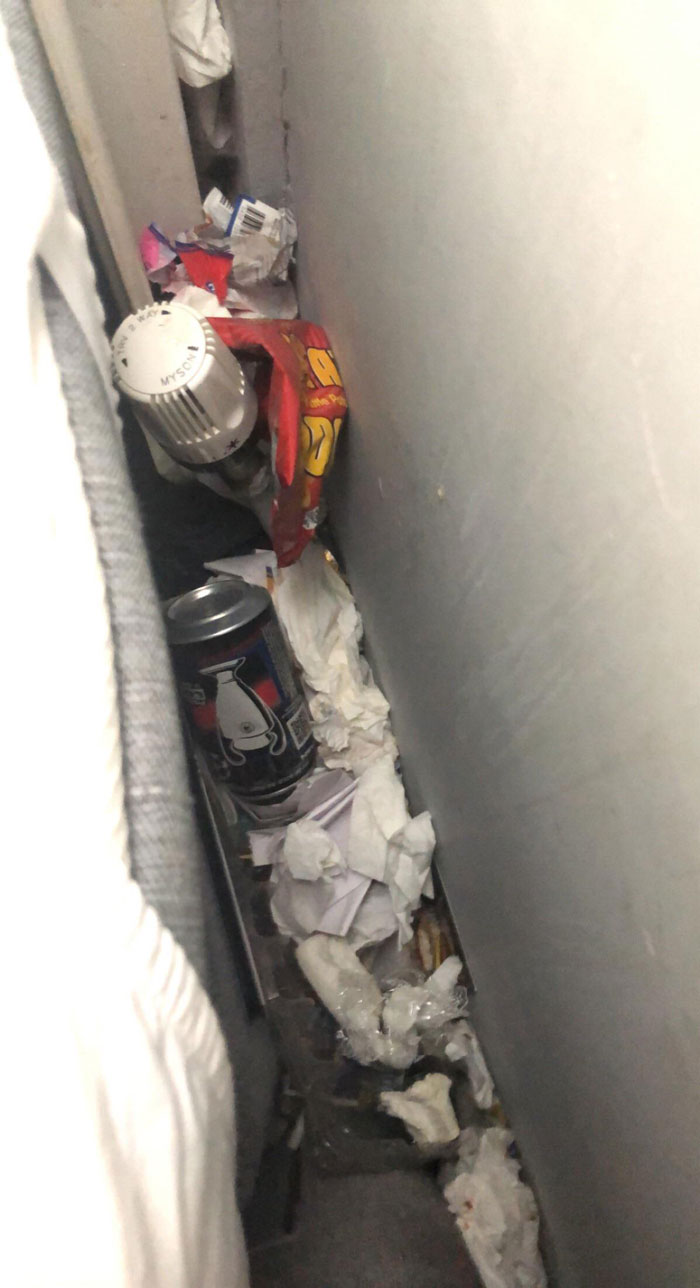 Down The Side Of My Brothers Bed, Don’t Wanna Know What The Tissues Were Used For