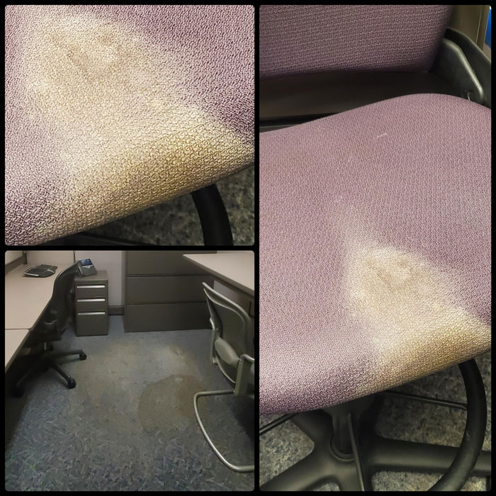 Landed A Great Job! But This Is The Chair And Cubicle I Was Assigned