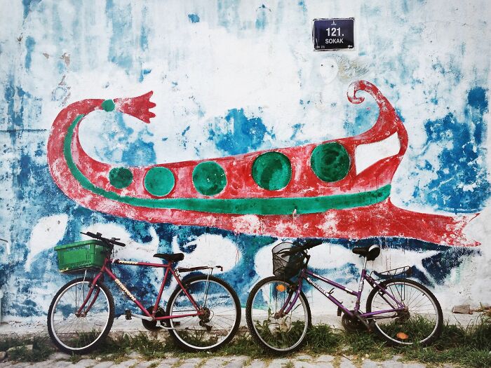 Painting Painted On A House Wall 