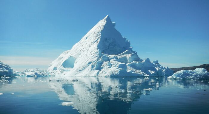 Iceberg In A Cold Water 