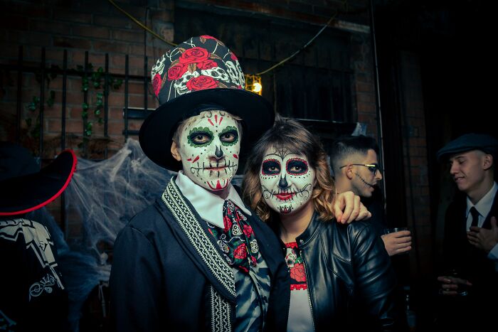 Couple In Themed Party 