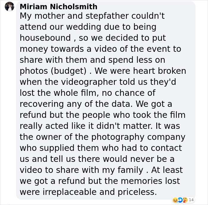 People Praise This Photographer For Honesty After He Breaks The Worst News To The Newlyweds As Their Wedding Photographer