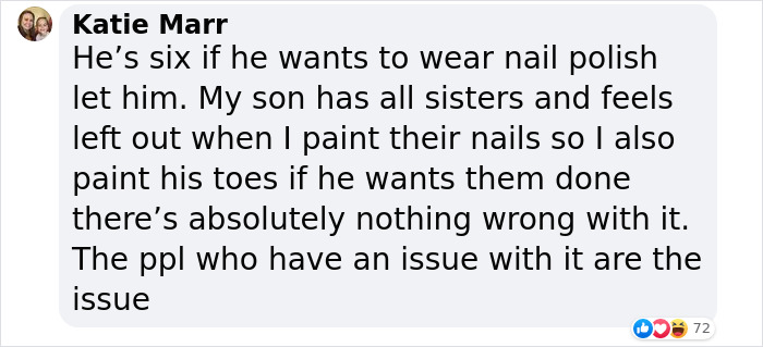 Dad Gets Applauded Online For Standing Up For His Son Who Got Bullied For Wearing Nail Polish