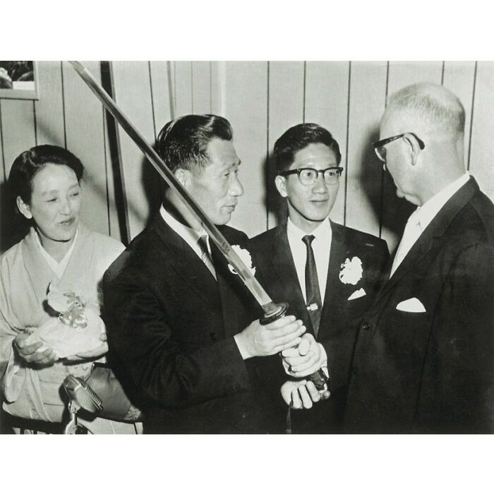 Nobuo Fujita, A Japanese Pilot, Was The Only Person To Ever Bomb The Contiguous Us. After The War, He Was Invited Back To The Same Town He Bombed (Brookings, Oregon)