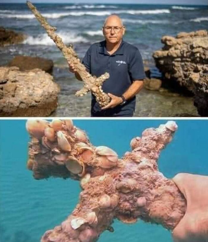 A 900-Year-Old Crusader Sword Was Discovered By An Israeli Scuba Diver Off The Haifa Coast