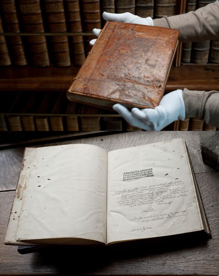 A Book Which Was Part Of The Evidence Henry Viii And His Lawyers Gathered In The 1530s To Help Win An Annulment From Catherine Of Aragon And Ultimately To Break With Rome