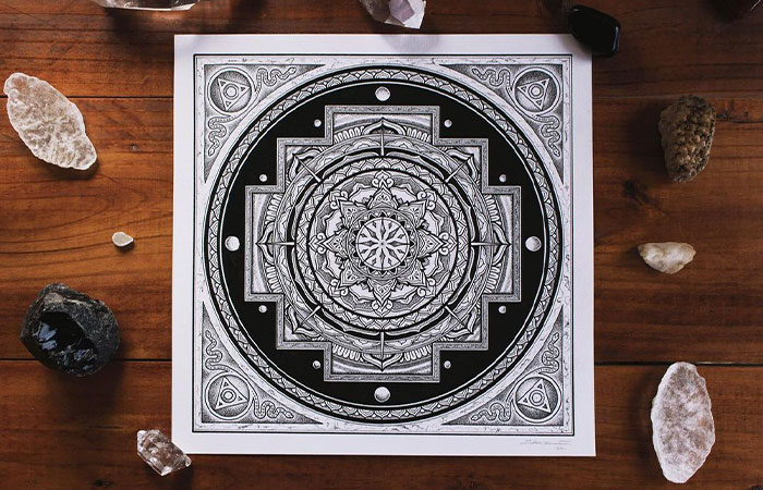 This Artist Uses Only Three Instruments To Create Stunning Works Of Art Inspired By Eastern Culture And Gothic Architecture (32 Pics)