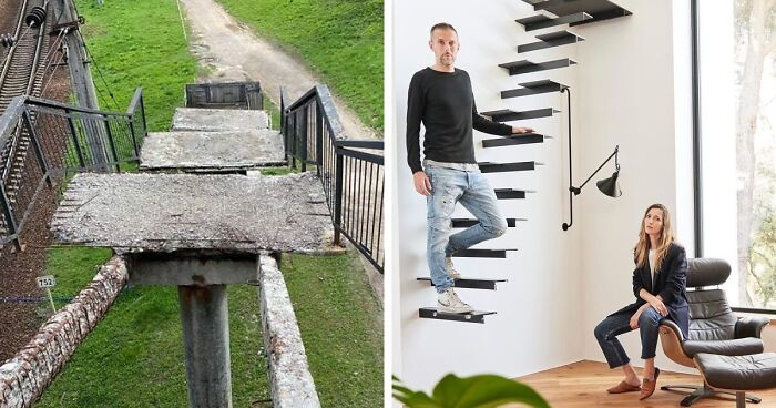 This Facebook Group Is Dedicated To Sharing “Death Stairs”, Here Are 45 Of Their Best Pics