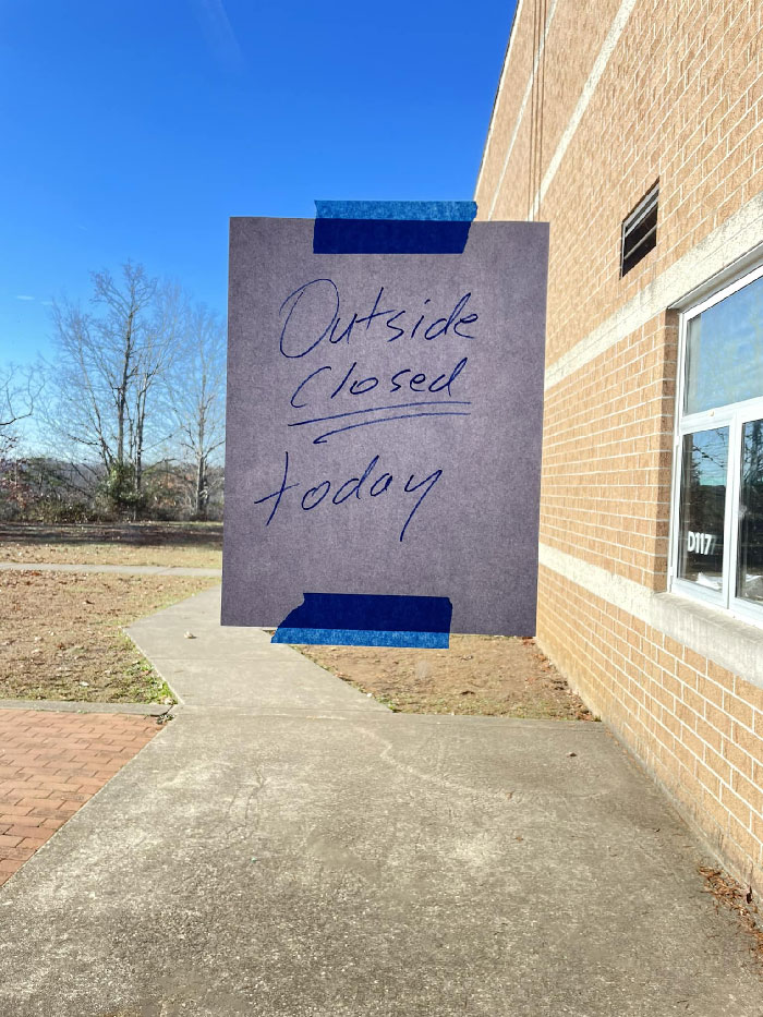 Trying To Leave A Local High School…