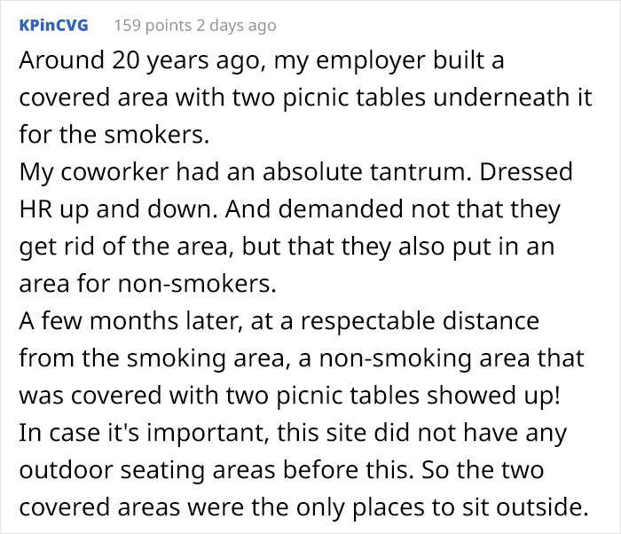 The Internet Applauds This Non-Smoker For Winning An Extra Break By 'Technically' Smoking