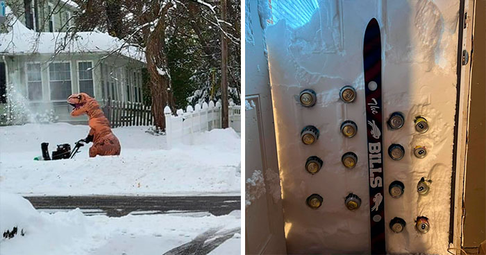People Are Posting Wild Photos As Buffalo, New York, Digs Up From 6 Feet Of Snow