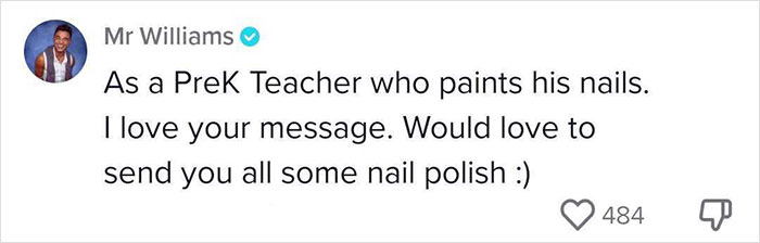 Dad Gets Applauded Online For Standing Up For His Son Who Got Bullied For Wearing Nail Polish