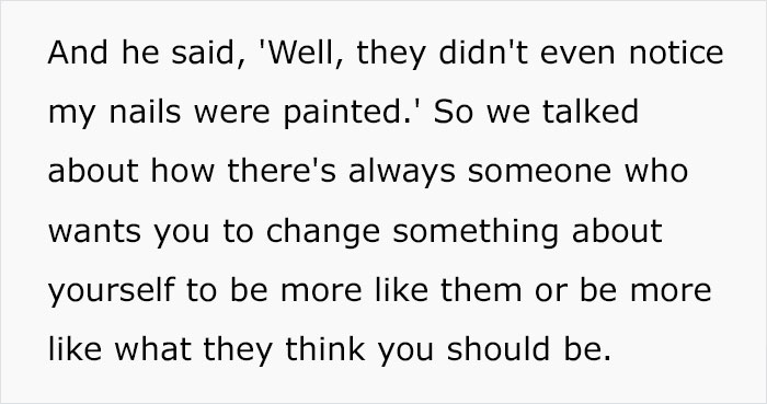 Dad Gets Applauded Online For Standing Up For His Son Who Got Bullied For Wearing Nail Polish