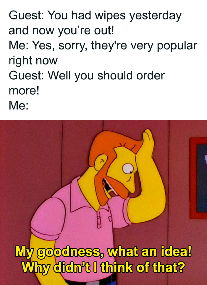 Actual Guest Interaction Today