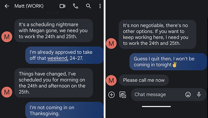Boss Issues An Ultimatum After Woman Refuses To Work On Her Time Off, She Doesn’t Waste A Second And Quits