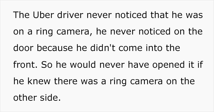 Woman Is &ldquo;In Shock&rdquo; After Catching Uber Driver Sneaking Into Her Apartment Hours After Drop-Off