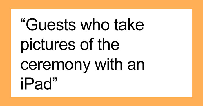 Folks Online Get Second-Hand Embarrassment When They See These 35 Things At Weddings