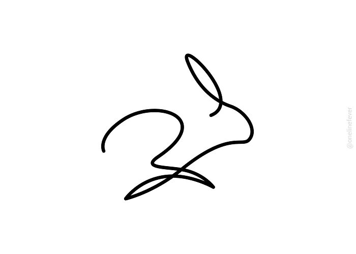 One Line Rabbit