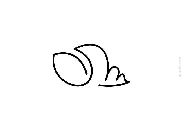 One Line Sea Snail